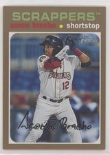 2020 Topps Heritage Minor League Edition Gold 1/15 Aaron Bracho #74 1kk