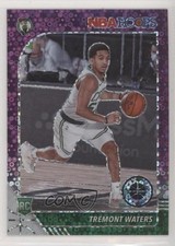 2019 Panini NBA Hoops Premium Stock Purple Disco Prizm Tremont Waters #237 06ko