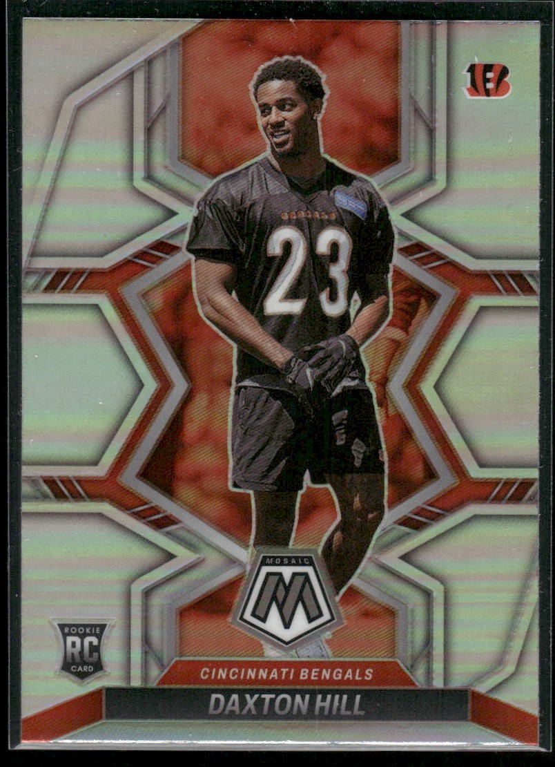 2022 Panini Mosaic #378 Daxton Hill Silver