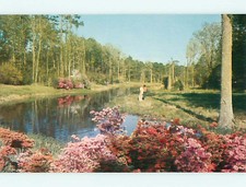 Unused Pre-1980 LAGOON AT JEFFERSON DAVIS SHRINE Biloxi Mississippi MS t4139@