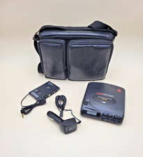 Sony D-802K Car Discman Portable CD Player Mega Bass Anti-Shock Japan 1990s Bag