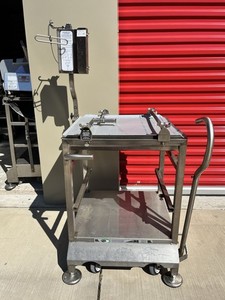 Hobart Bizerba Stainless Steel Mobile Cart Stand Face To Face Slicer Deli Buddy