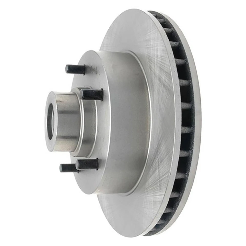 Kit de rotor de freno delantero y buje y pastillas de freno metálicas para Dodge B150 OL 1985-1993 Foto 2 de 4