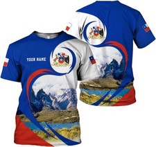 Personalized Name Chile Shirts for Men and Women, Chile Chilean Flag Pride Gift