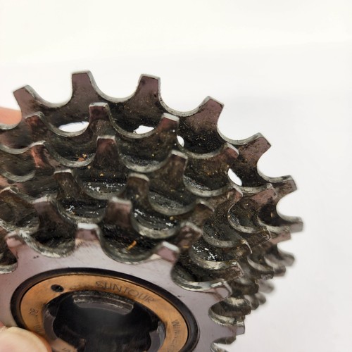 Vintage Suntour Winner Pro 6 Speed Freewheel 13-21T Silver 21t Japan - Picture 5 of 7