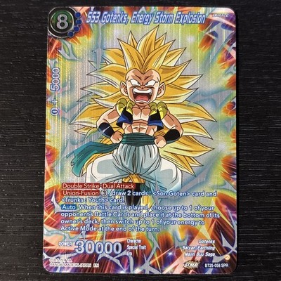 SS3 Gotenks Energy Storm Explosion (SPR) BT25-058 Legend of the Dragon Balls NM
