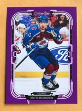 2025-26 O-Pee-Chee #47 Valeri Nichushkin Purple Parallel 30/49 Colorado Avalache