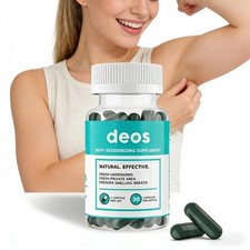 1-5PC DEOS Internal Deodorant Supplement Full Body Deodorizer for Gut Health NEW