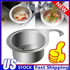 Stainless Steel Swan Sink Strainer Basket, Faucet Hanging Filter Basket KU