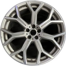 Bmw Machined Silver X7 Oem Wheel 21 2019-2024 Rim Factory Original 86533 Bmw Machined Silver X7 Oem Wheel 21 2019-2024 Rim Factory Original 86533