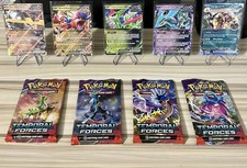 Pokemon Scarlet & Violet Temporal Forces Double Rare EX Holos / 5 Card Set NM