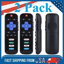2 x Replacement Remote RC280-01 For TCL ROKU TV Radio Vudu 32FS3700 40FS3750 TCL