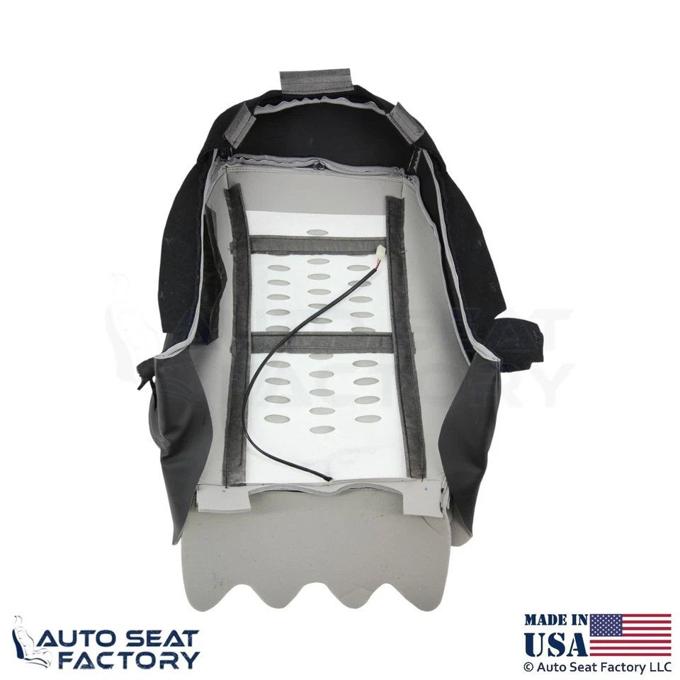 Fundas laterales del conductor de cuero genuino negras para Mercedes Benz Clase S S550 2010-2013 Foto 3 de 4