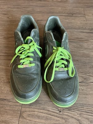 Nike Air Force 1 Sprm Max Air '07 Low Top Lace Up Green Sneaker 316666-333