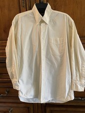Chaps Ralph Lauren Men  s  Dress Shirt 15.5 Soft Yellow 32/33