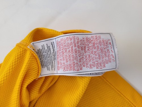 Arsenal Shirt Large Men's Yellow Away Kit 2008 2009 Nike Jersey Wilshere 19 - Picture 4 of 11