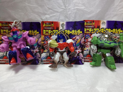 Transformers Schlüsselanhänger Figur Lot Set 3 Takara Tomy Lioconvoy Galvatro...