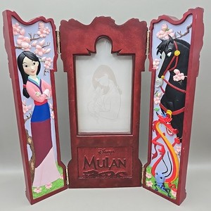 Mulan Tri-Fold Cabinet Style 3D Photo Frame 1998 Disney Parks & Resorts