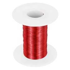 34 AWG Magnet Wire 2 oz Magnetic Coil Wire 155C(311F), Red,White