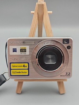 Sony  Cyber-Shot DSC-W110 Digitalkamera Silber 7,2 MP 4x Zoom Kompakt Vintage