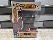 Funko Pop Dragon Ball Super Beerus Funimation floccata esclusiva 515 con protezione