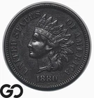 1880 Indian Head Cent Penny, Tougher Date