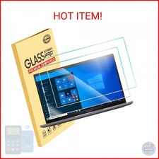  2-Pack 15.6" Laptop Screen Protector Tempered Glass for 15.6 HP/Dell/ASUS/Sony