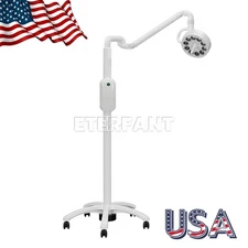 Dental Mobile Stand LED Oral Surgical Light Induction Exam Operating Lamp US