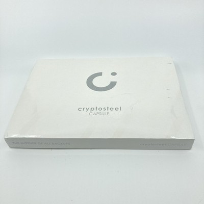 Cryptosteel Capsule Solo The Mother Of All Backups Portable Data Protection Sys