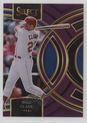 2024 Panini Select Premier Level Purple Prizm 88/99 Will Clark #44 4d3