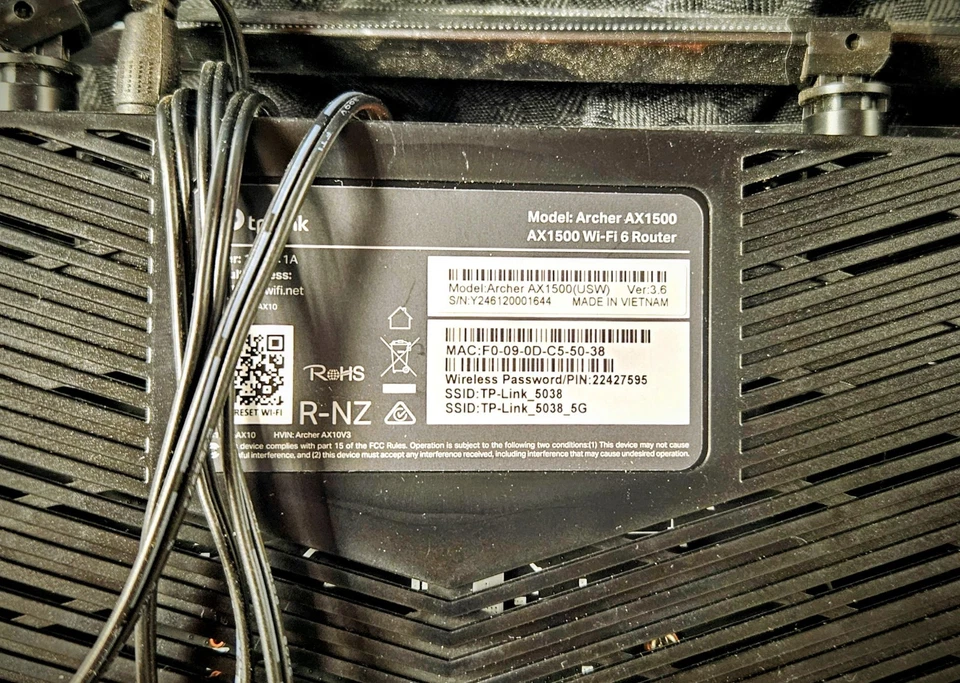 P-Link AX1500 4 Stream Dual-Band Wi-Fi 6 Wireless Router, Up to 1.5 Gbps Speeds - Image 4 of 4