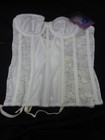 DOMINIQUE INTIMATE APPAREL CORSET BRA 34A WHITE SHAPER BACK CLOSURE 8949 NEW — photo 4