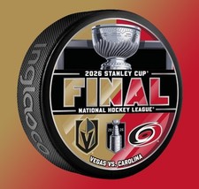 2026 STANLEY CUP FINAL SOUVENIR PUCK CAROLINA...