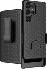 Case with Clip for Samsung Galaxy S25 Ultra 5G Phone - Textured Slim Cover Combo