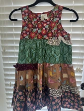 Matilda Jane Paint By Numbers Cactus Flower Shasta Jumper Dress Size 10 EUC
