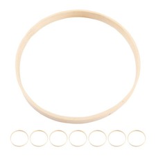 8 Pcs Bamboo Wreath Hoops Macrame Circles For Dream Catcher Crafts