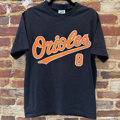 Lee Sport Baltimore Orioles MLB Baseball Cal Ripken Jr. #8 Black Shirt