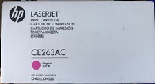 Original HP CE263AC Magenta Toner Cartridge for LaserJet CP4025/CP4525 Sealed