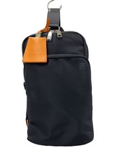 IS IT Shoulder Bag, Nylon, Black, Plain