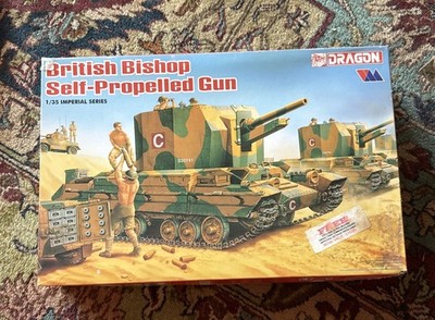 Dragon#9025 British Bishop Self-Propelled Gun Open Box (torn)