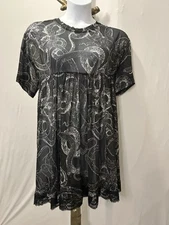 SHEIN Romwe Punk Women's Snake Pattern Lace Hemline Dress Plus Size 1X (14)