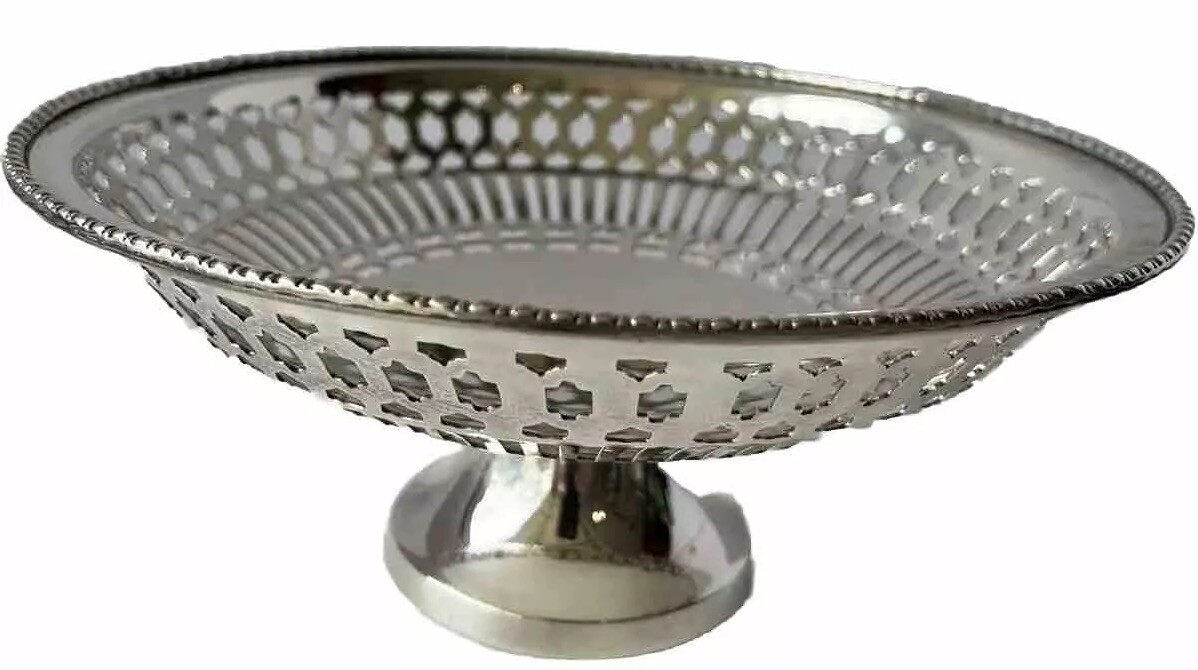 Dish Serving  - all purpose silver plated serving dish compote holiday
