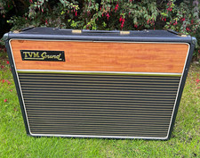 Vintage 1960s TVM Viscount 131 40W Twin Speaker Solid State Guitar Amp