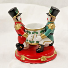 PARTYLITE Double Toy Soldier Christmas Votive Candle Holder