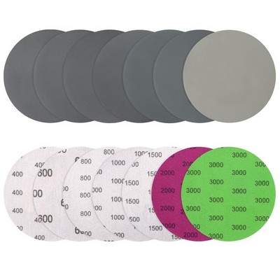 VIBRATITE 70 Stück Schleifpapier 125mm Klett, Nass und Trocken Schleifscheiben,