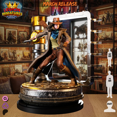 The Question Resin Sculpture Statue Model Kit  Unpainted/Unassembled