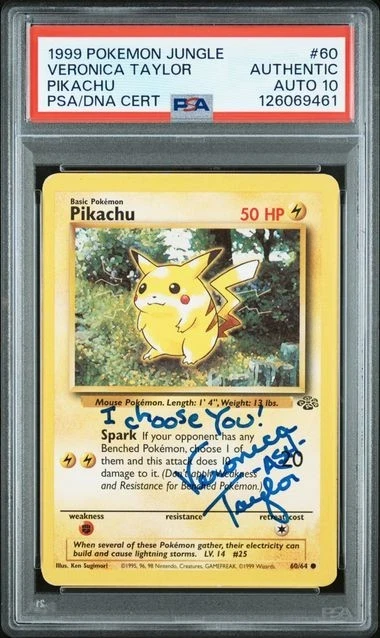Pikachu Pokémon TCG Professional Sports Authenticator (PSA