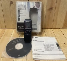 Sony ICD-PX820 2GB 535 Hours Handheld Digital Voice Recorder Mint Condition