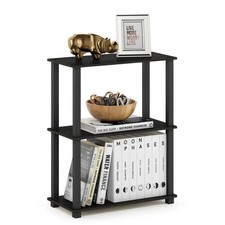 Turn-S-Tube 3-Tier Compact Multipurpose Shelf Display Rack with Square Tube,