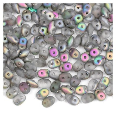 Superduo Czech Glass Two-Hole Beads, 2.5'' tube / 8.5g - Choose Color/s